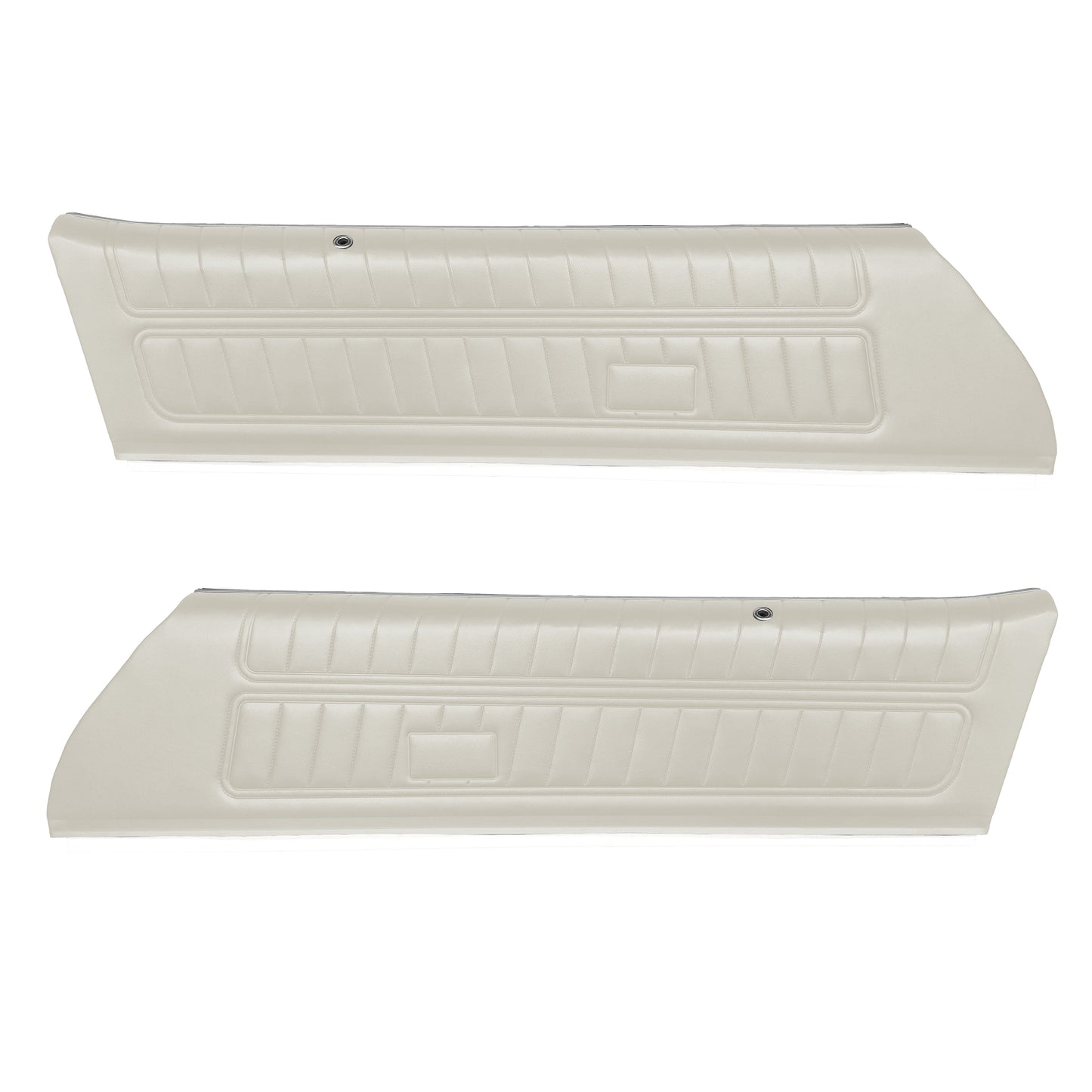 76 CAMARO "STANDARD" UPPER DOOR PANELS (PRE-ASSEMBLED) - WHITE