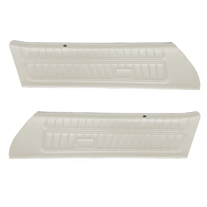76 CAMARO "STANDARD" UPPER DOOR PANELS (PRE-ASSEMBLED) - WHITE