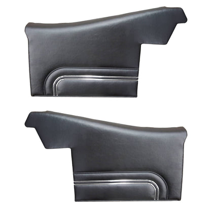 72 LEMANS SPORT CONVERTIBLE REAR PANELS (PRE-ASSEMBLED) - BLACK