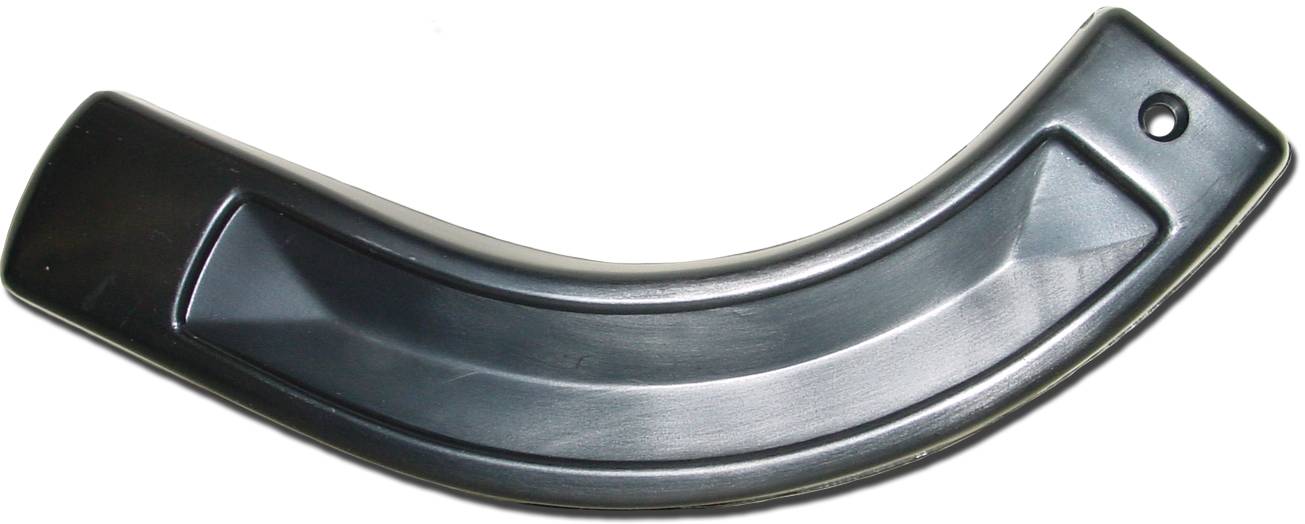 1964/1967 B-BODY BENCH SEAT HINGE COVERS - BLACK