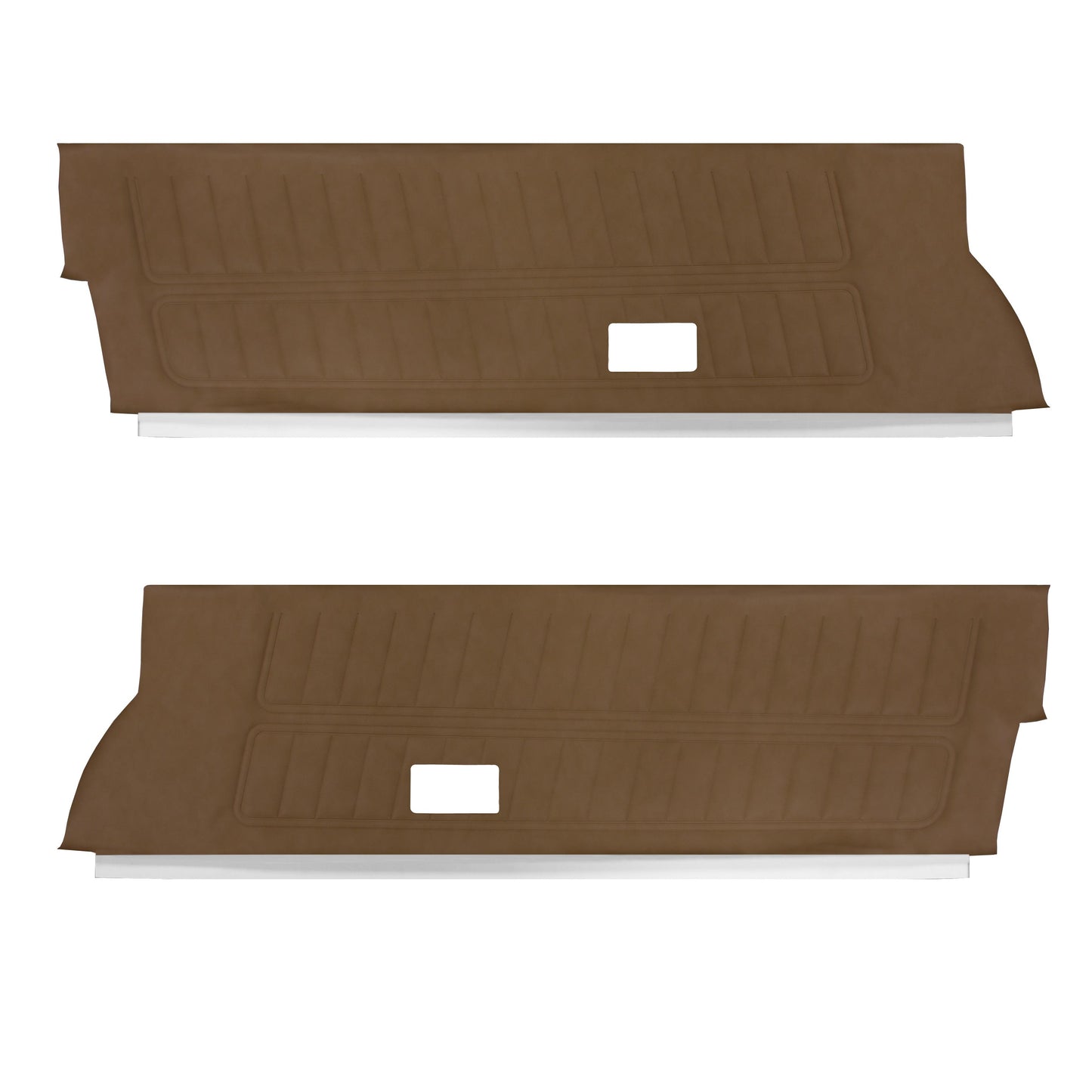 72 FIREBIRD/TRANS AM "STANDARD" UPPER DOOR PANELS (UNASSEMBLED) - SADDLE