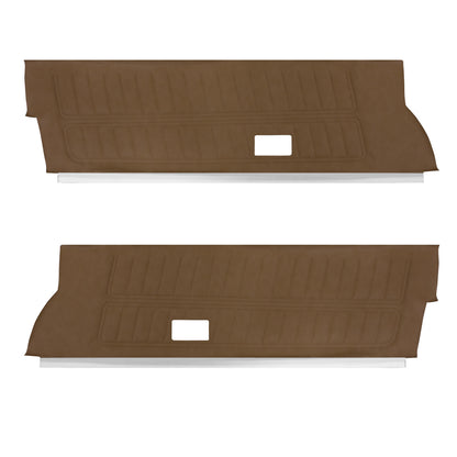 72 FIREBIRD/TRANS AM "STANDARD" UPPER DOOR PANELS (UNASSEMBLED) - SADDLE