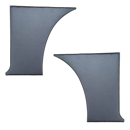 68 AMX REAR QUARTER KICK PANELS - BLACK