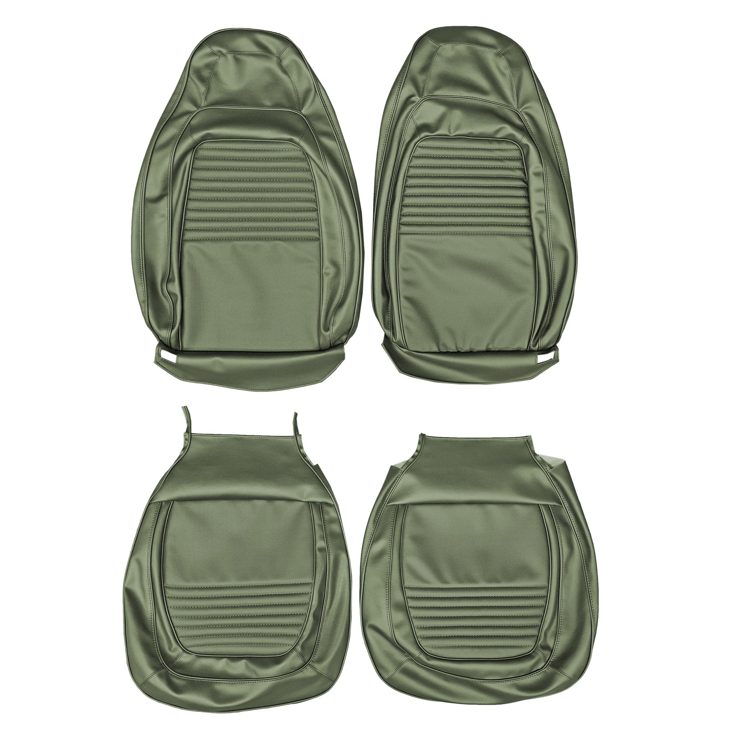 70 BARRACUDA/'CUDA BUCKET SEAT UPHOLSTERY - GREEN
