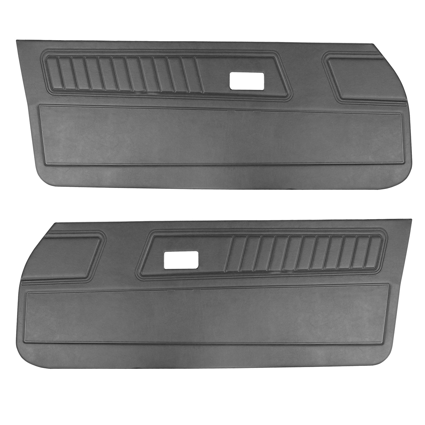 70-71 CAMARO "STANDARD" DOOR PANELS - BLACK