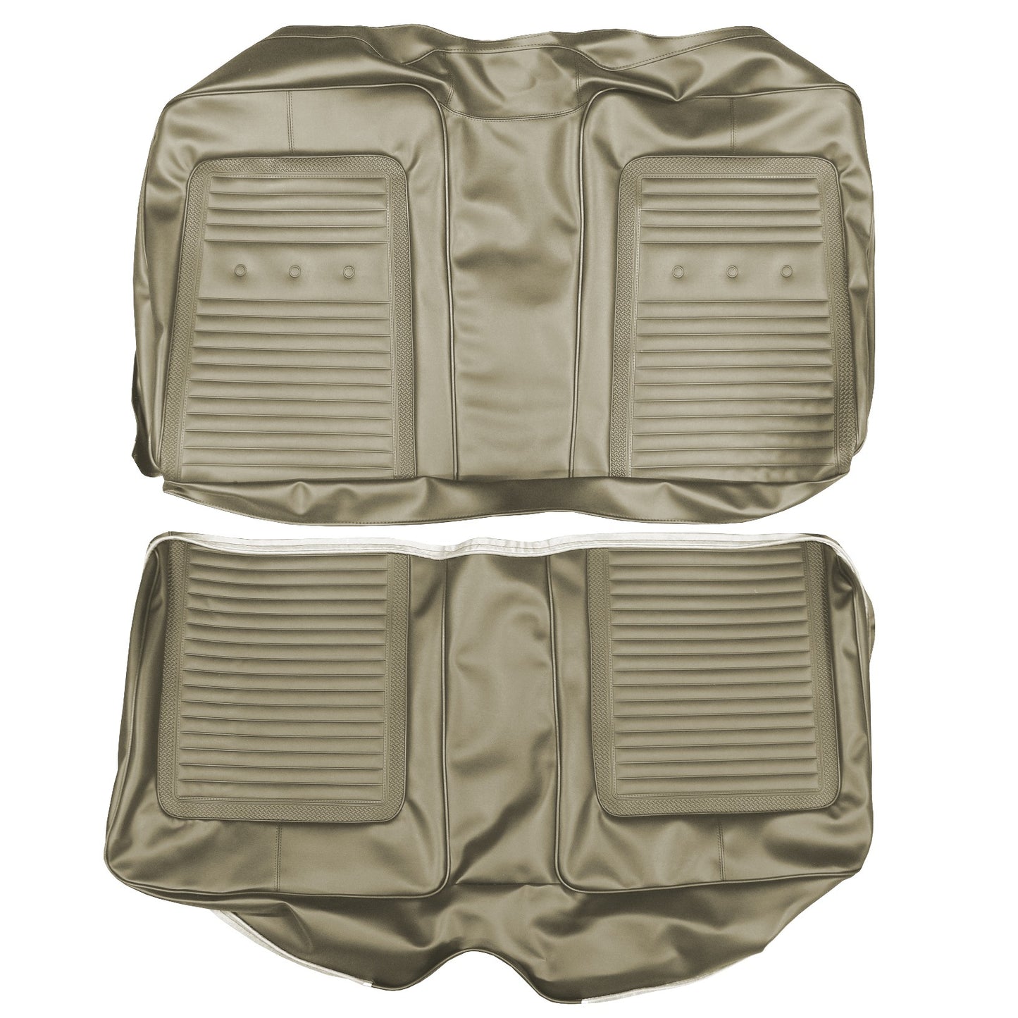 66 BARRACUDA FASTBACK REAR UPHOLSTERY - CITRON