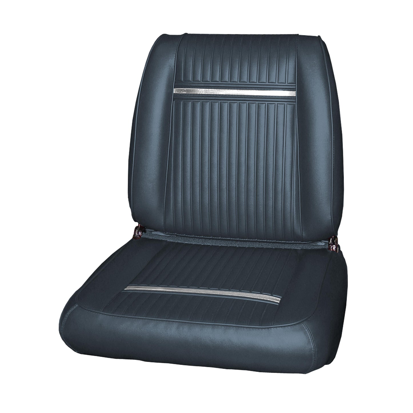 65 SPORT FURY BUCKET SEAT UPHOLSTERY - NAVY