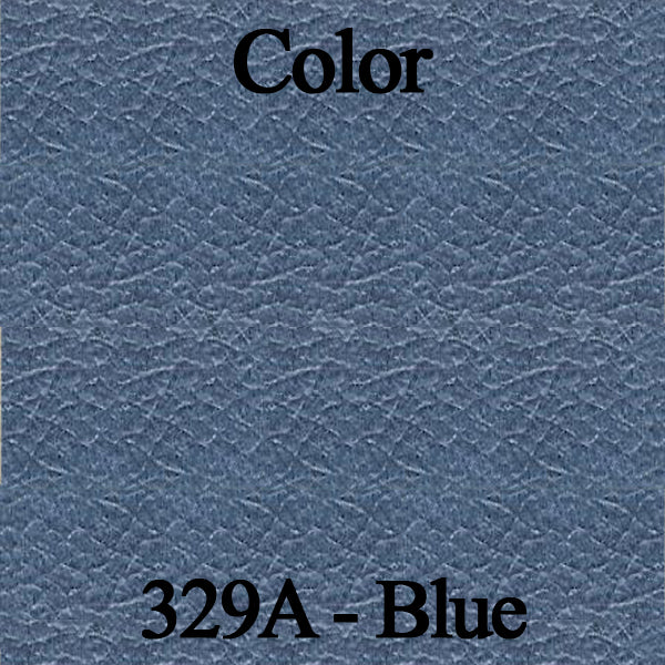 74 GREMLIN HARDTOP REAR UPHOLSTERY - SRM LIGHT BLUE/MEDIUM BLUE