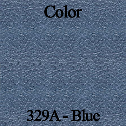 74 GREMLIN HARDTOP REAR UPHOLSTERY - SRM LIGHT BLUE/MEDIUM BLUE