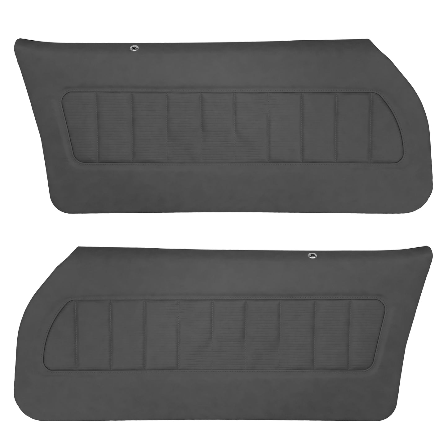 77 CAMARO "DELUXE" DOOR PANELS (PRE-ASSEMBLED) -  BLACK
