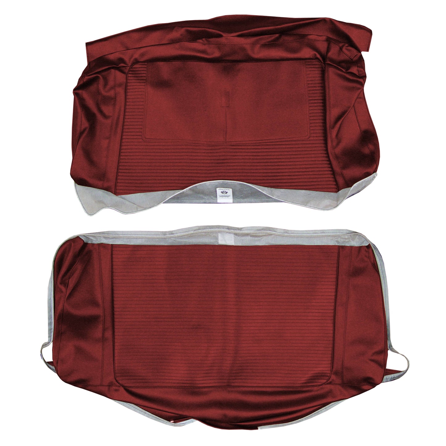 67 DART GT CONVERTIBLE REAR UPHOLSTERY - RED