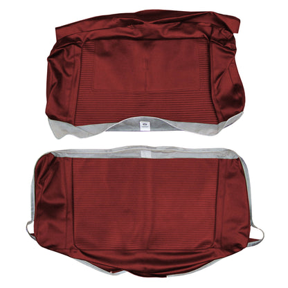 67 DART GT CONVERTIBLE REAR UPHOLSTERY - RED