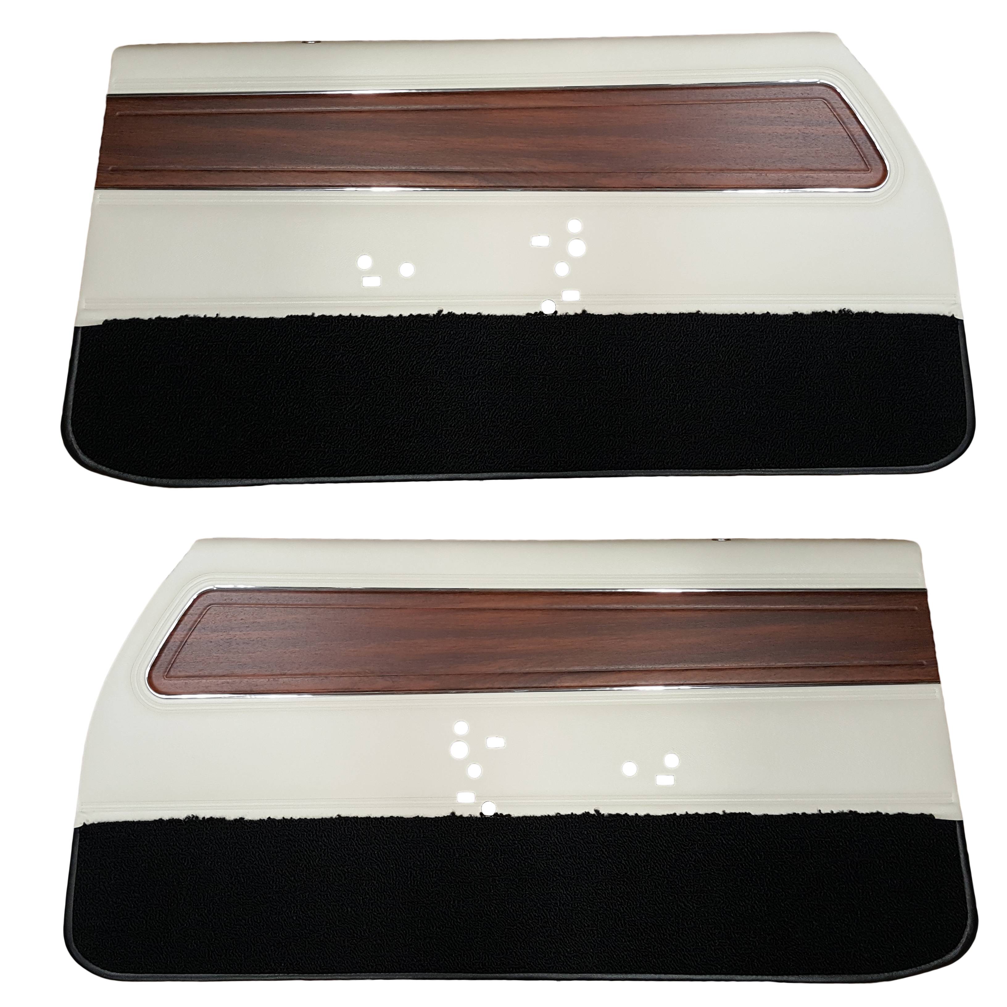 cutlass様オーダー 72 Cutlass Supreme/442 Assembled Door Panels - Black - Legendary
