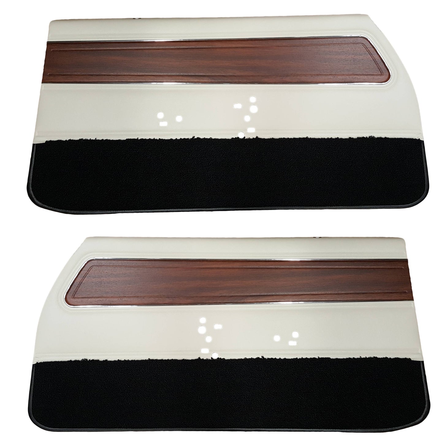 72 CUTLASS SUPREME/442 FRONT DOOR PANELS (PRE-ASSEMBLED) - GREEN