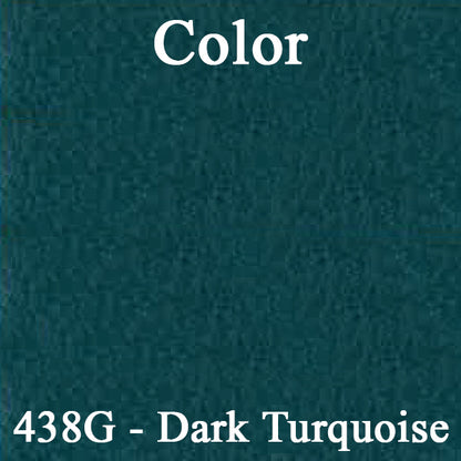 67 CUTLASS/442 FRONT DOOR PANELS - SRM DARK TURQUOISE/SRM LIGHT TURQUOISE