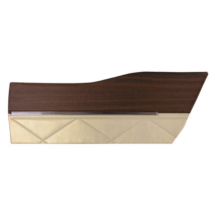 66 F-85/CUTLASS/442 "STANDARD" SPORT COUPE REAR PANELS - PARCHMENT