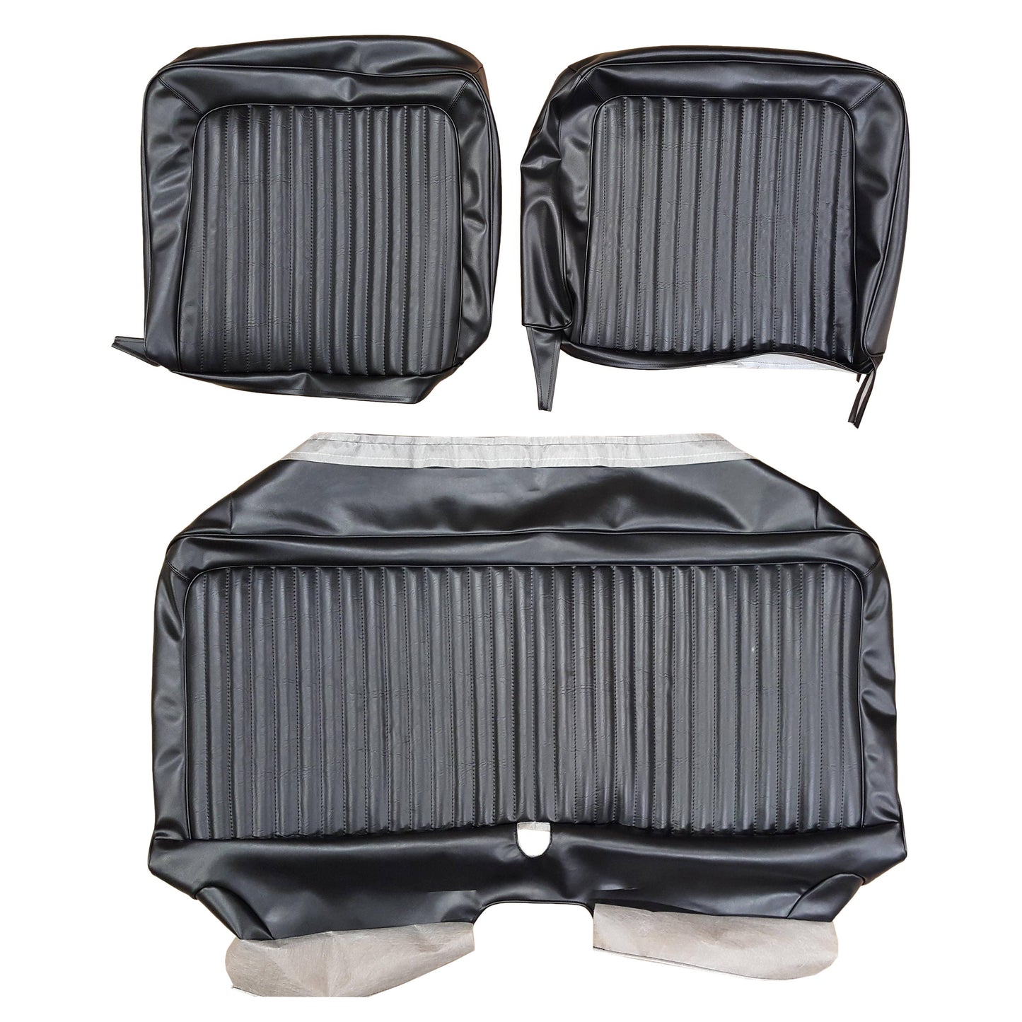 74 DART/DART SPORT/SCAMP/DUSTER "STANDARD" SPLIT BENCH UPHOLSTERY - BLACK