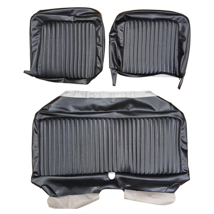 74 DART/DART SPORT/SCAMP/DUSTER "STANDARD" SPLIT BENCH UPHOLSTERY - BLACK