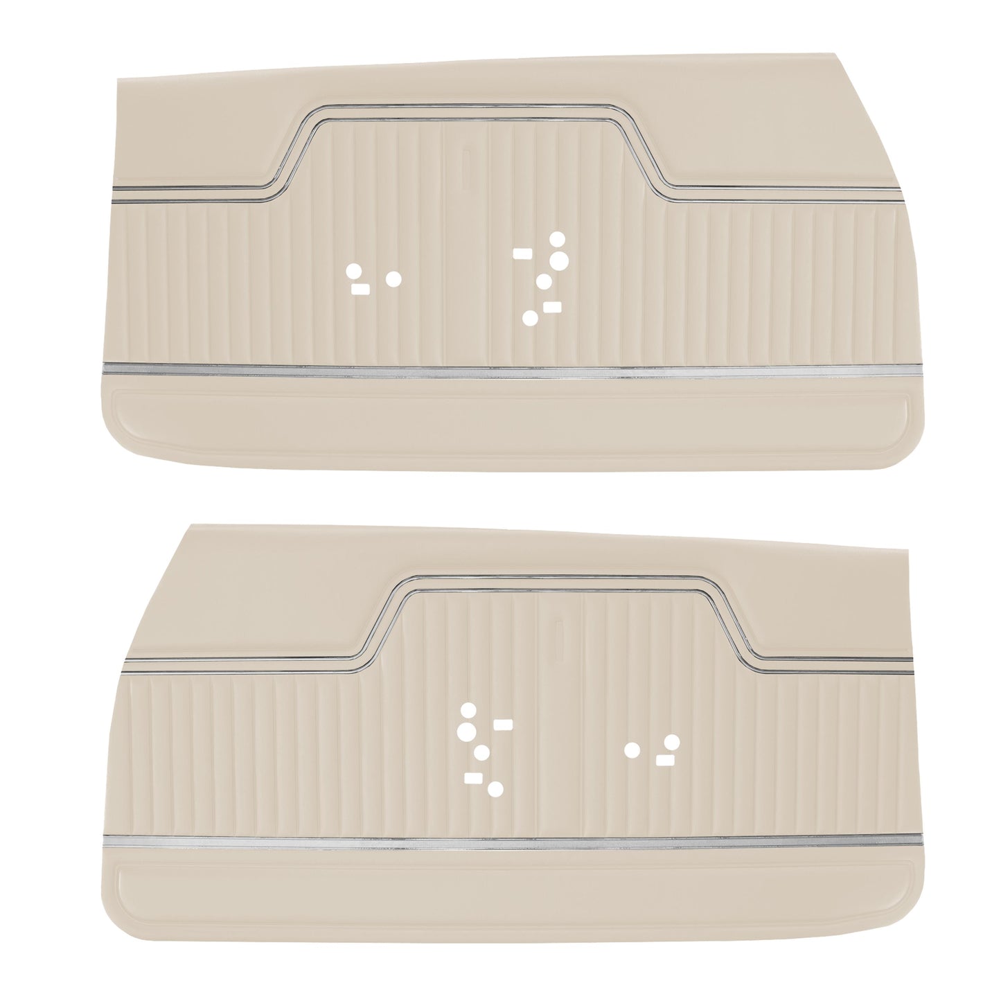 72 CHEVELLE/MALIBU FRONT DOOR PANELS (UNASSEMBLED) - WHITE