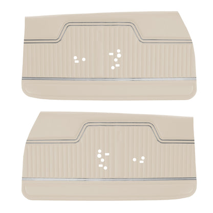 72 CHEVELLE/MALIBU FRONT DOOR PANELS (UNASSEMBLED) - WHITE