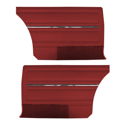 65 DART GT HARDTOP REAR PANELS - RED