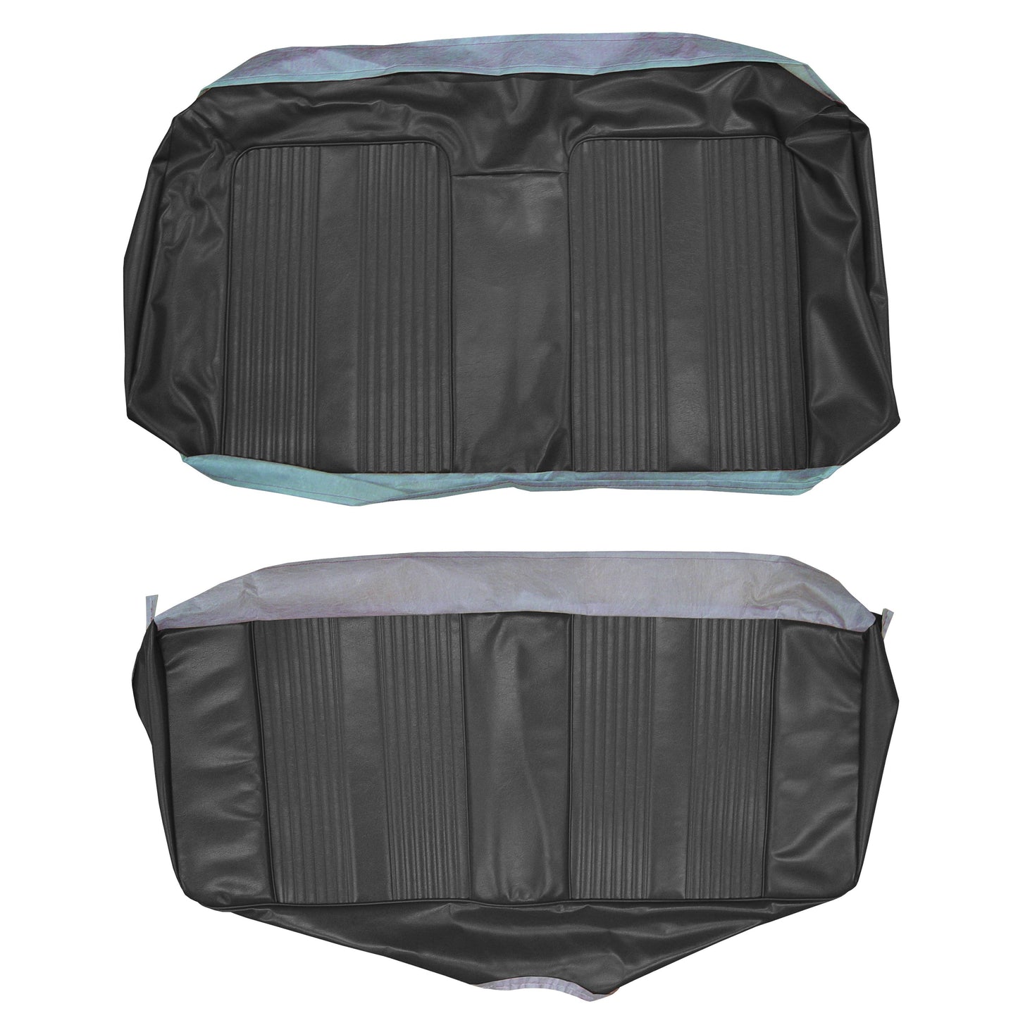 64 GTO/LEMANS CONVERTIBLE REAR UPHOLSTERY - BLACK