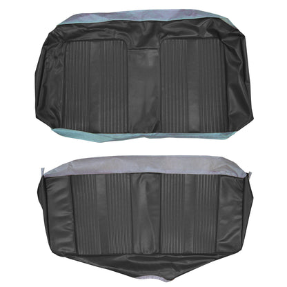 64 GTO/LEMANS CONVERTIBLE REAR UPHOLSTERY - BLACK