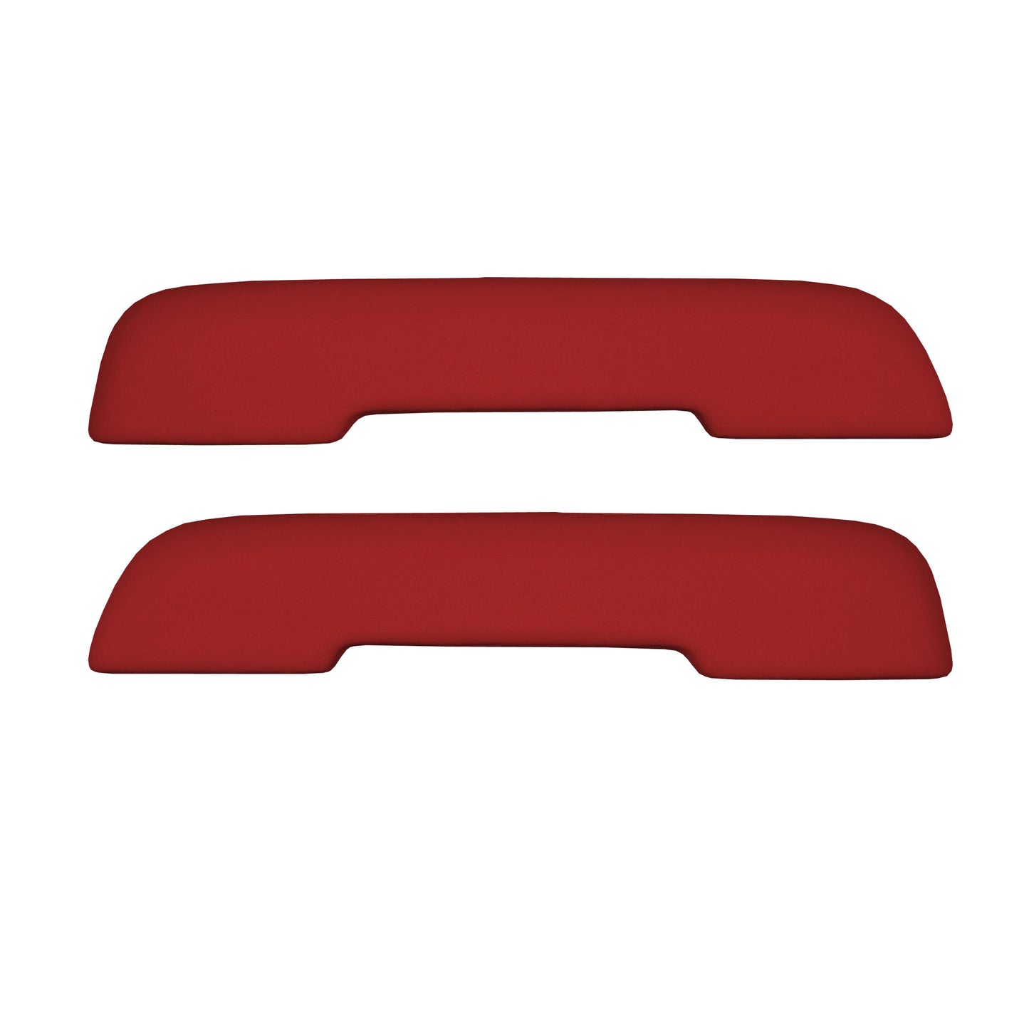 68 GM A-BODY FRONT ARMREST PADS - RED