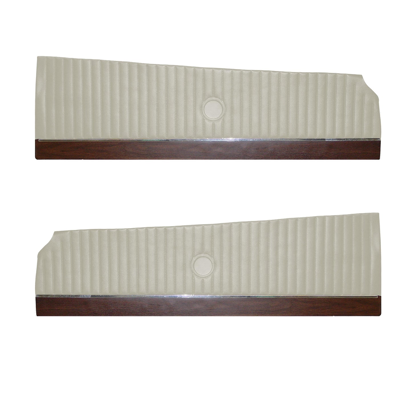 71 CHARGER RT/500 FRONT UPPER DOOR PANELS - WHITE