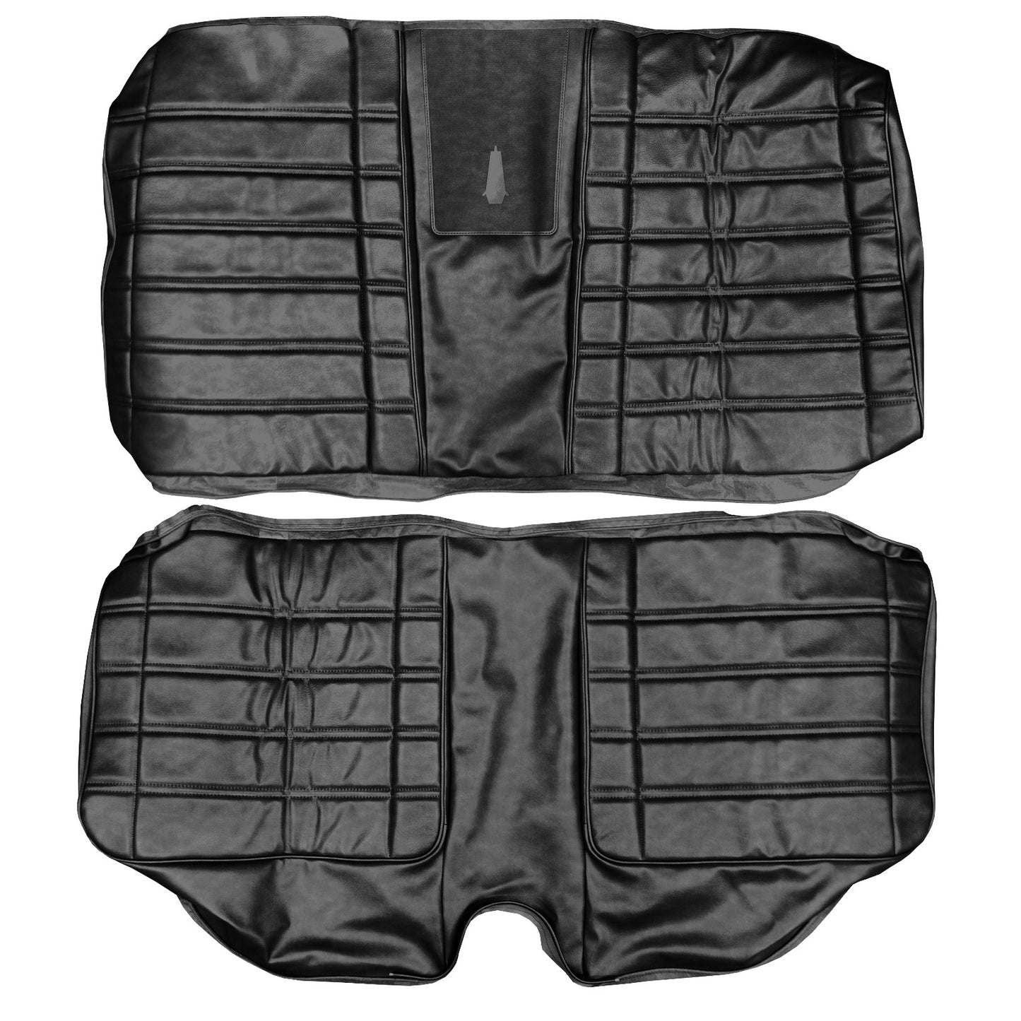 69 SPORT SATELLITE/ROADRUNNER/GTX HARDTOP REAR UPHOLSTERY - BLACK