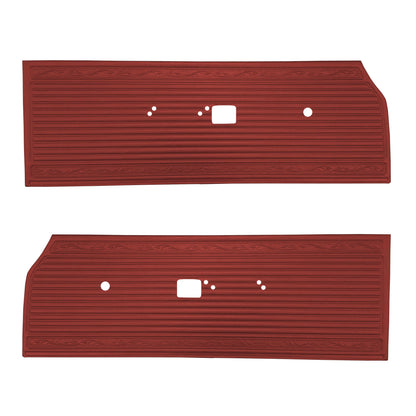 66 SATELLITE FRONT DOOR PANELS - RED
