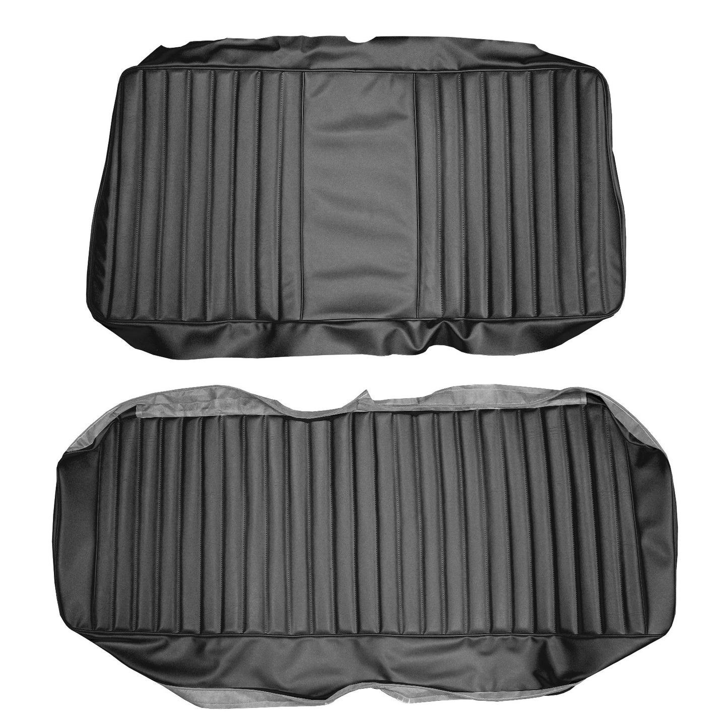 74-76 DART SPORT/DUSTER FOLD-DOWN REAR UPHOLSTERY - BLACK