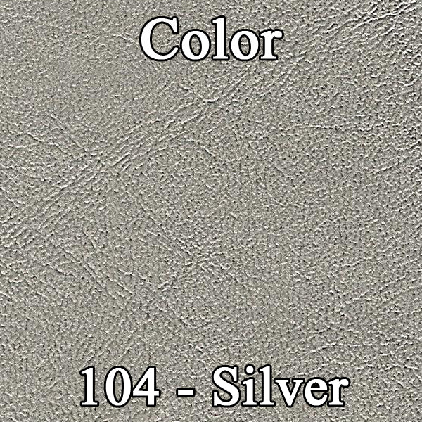 70 SATELLITE/ROADRUNNER "DECOR" FRONT DOOR PANELS - BLACK W/ SILVER ACCENT