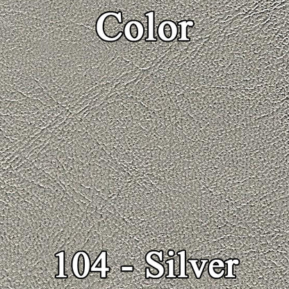 70 SATELLITE/ROADRUNNER "DECOR" FRONT DOOR PANELS - BLACK W/ SILVER ACCENT