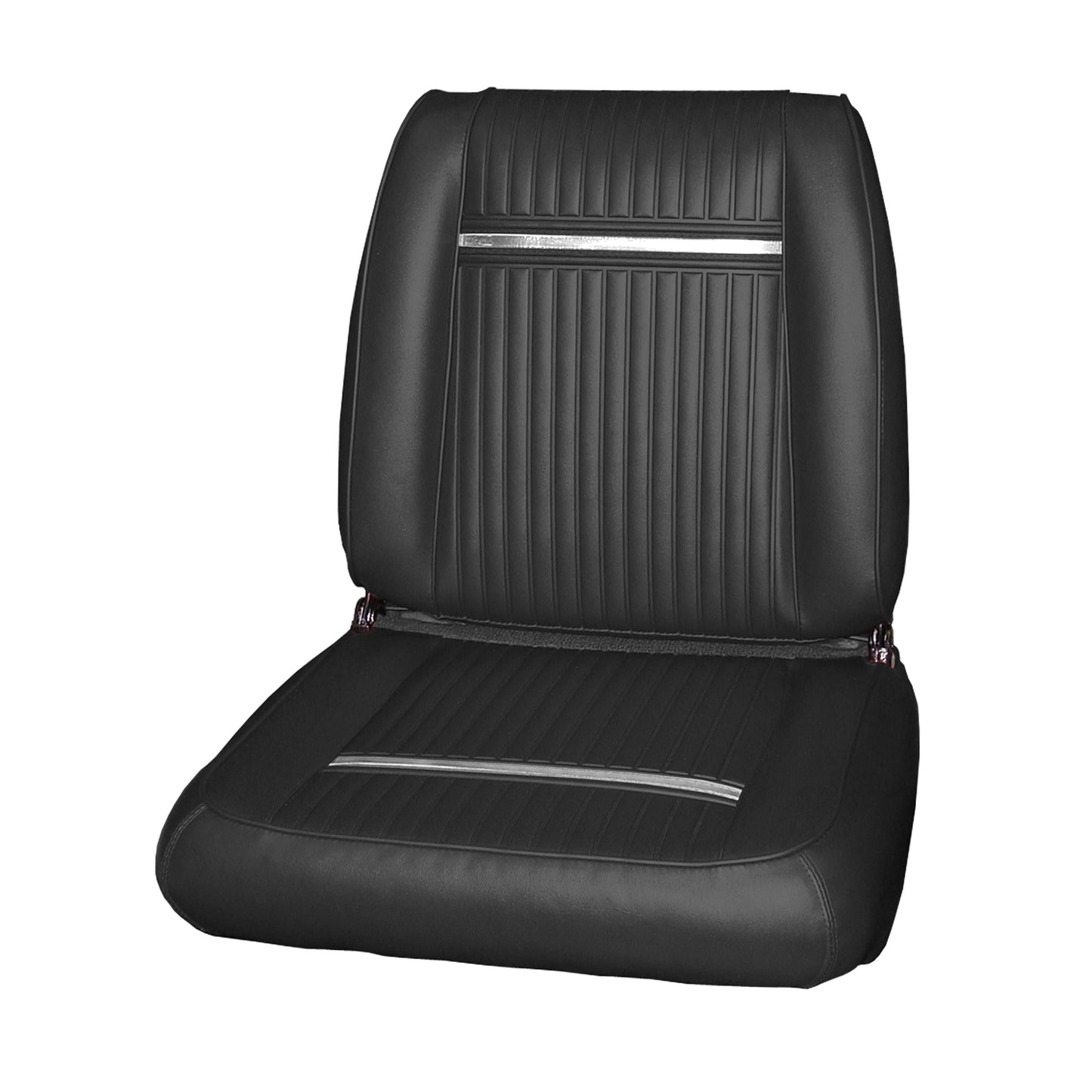65 SPORT FURY BUCKET SEAT UPHOLSTERY - BLACK