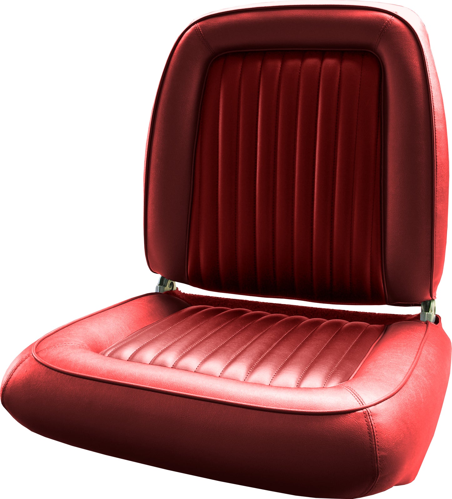 65 POLARA 500 BUCKET SEAT UPHOLSTERY - RED