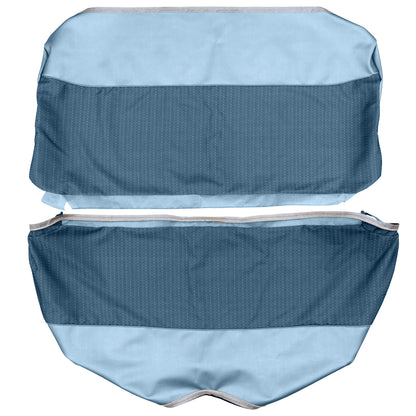 65 BELVEDERE I SEDAN REAR UPHOLSTERY - SRM BLUE CLOTH/BLUE