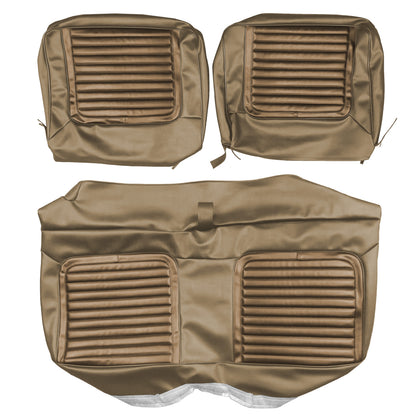 65 BELVEDERE II SPLIT BENCH UPHOLSTERY - LSRM DARKGOLD/GOLD