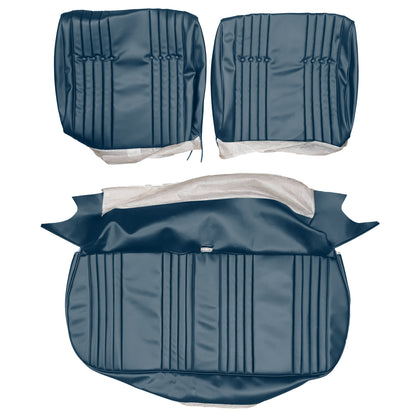 65 SKYLARK SPLIT BENCH UPHOLSTERY - DARK BLUE