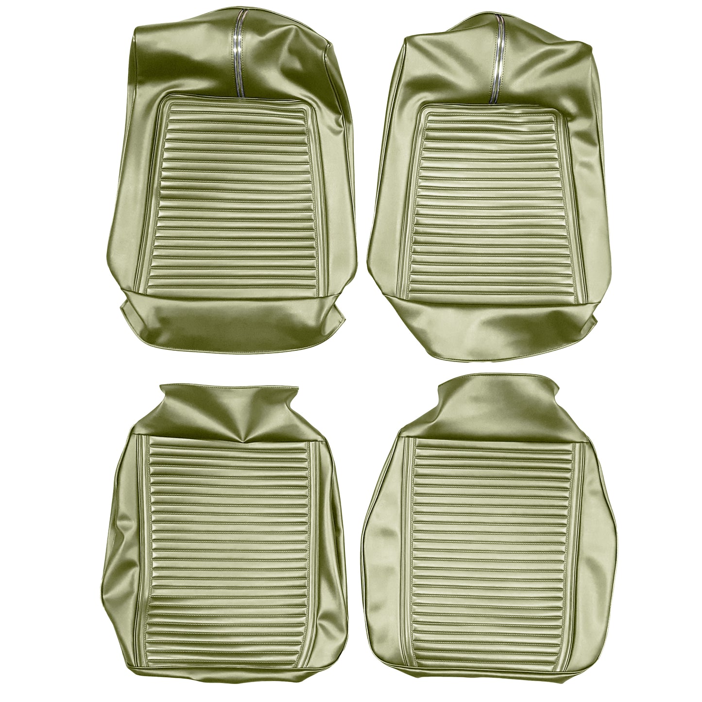 66 SPORT FURY BUCKET SEAT UPHOLSTERY - CITRON
