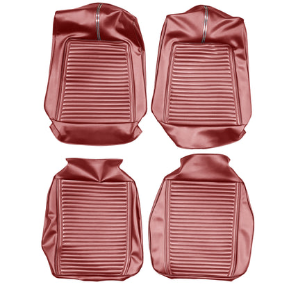 66 SPORT FURY BUCKET SEAT UPHOLSTERY - RED