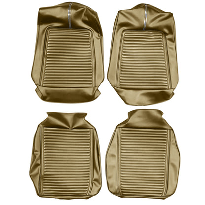 66 SPORT FURY BUCKET SEAT UPHOLSTERY - GOLD