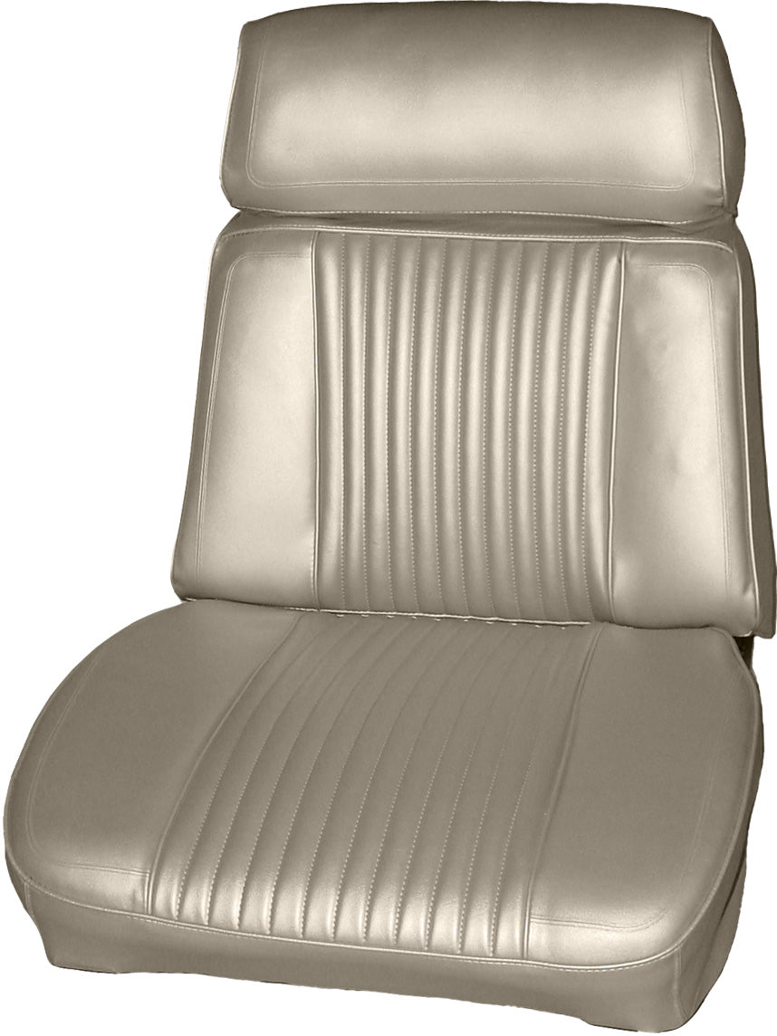 66 CHRYSLER 300 BUCKET SEAT UPHOLSTERY - PEARL WHITE
