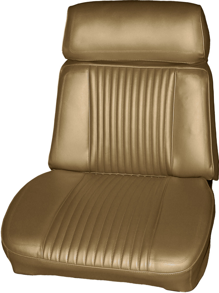 66 CHRYSLER 300 BUCKET SEAT UPHOLSTERY - GINGER TAN