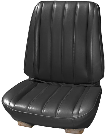 66 SKYLARK/GS BUCKET SEAT UPHOLSTERY - BLACK