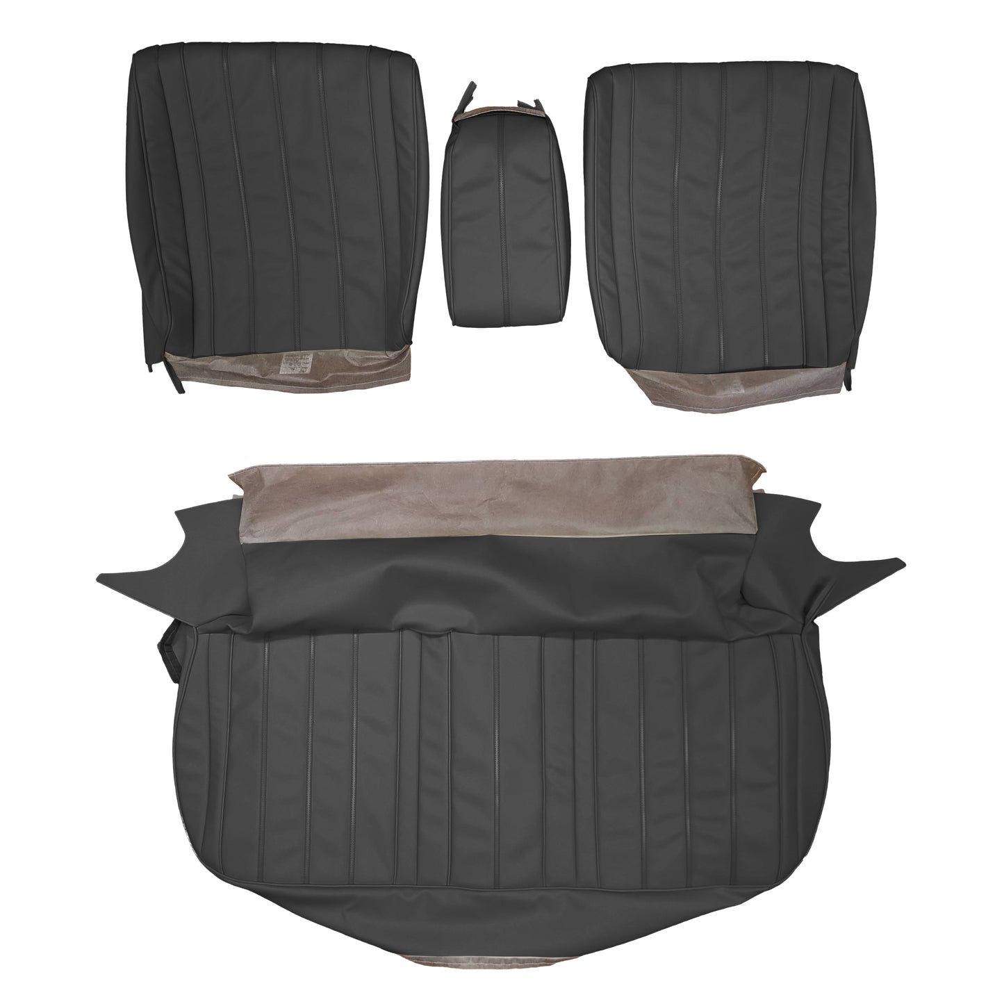 66 SKYLARK/GS SPLIT FRONT W/ C.A.R. UPHOLSTERY - BLACK
