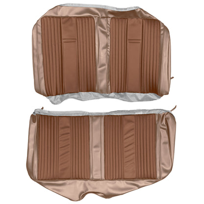 67 BELVEDERE II CONVERTIBLE REAR UPHOLSTERY - SRM DARK COPPER/COPPER