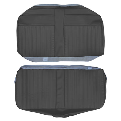 67 CORONET 440 CONVERTIBLE REAR UPHOLSTERY - BLACK