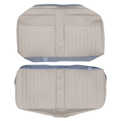 67 CORONET 440 CONVERTIBLE REAR UPHOLSTERY - PEARL WHITE