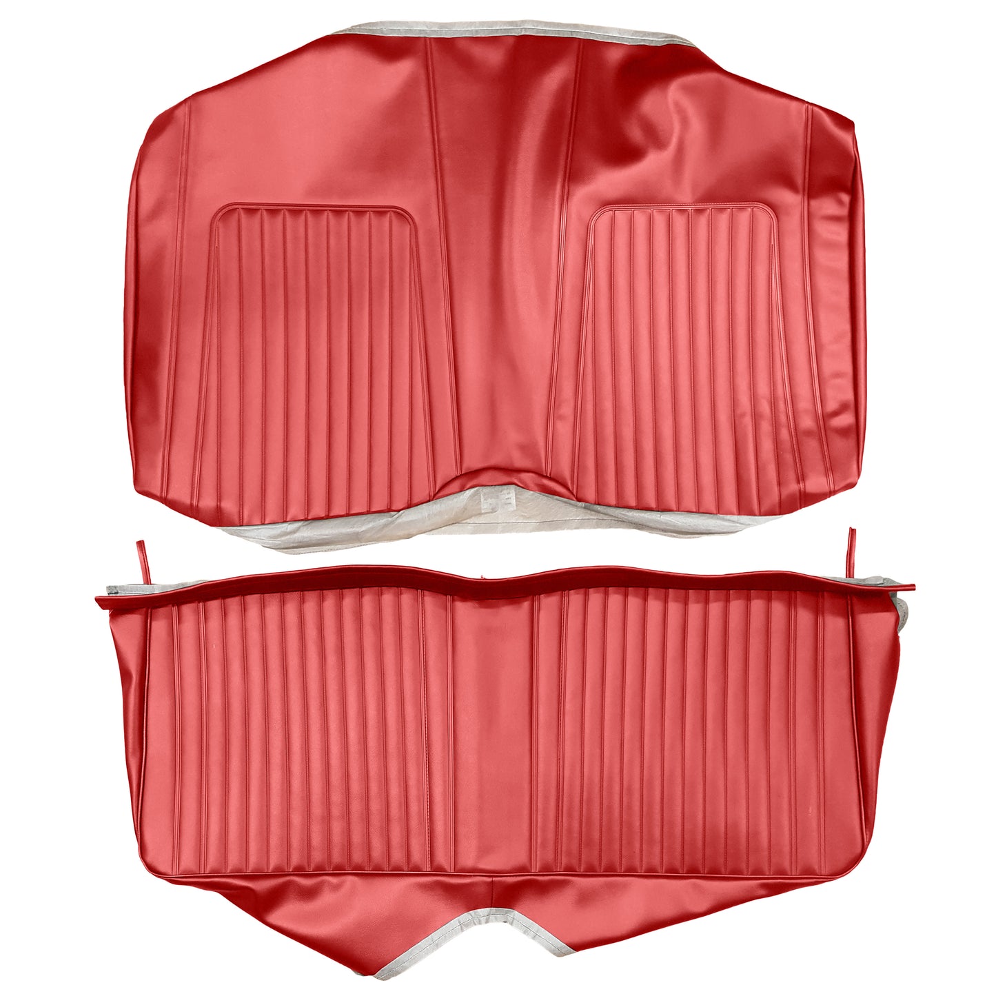 67-68 CAMARO "STANDARD" FIXED CNV REAR UPHOLSTERY- RED